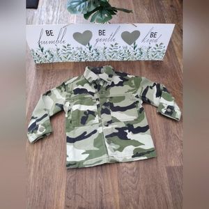 🌿EUC Boy's camouflage Wonder Nation jean jacket size 2T🌿